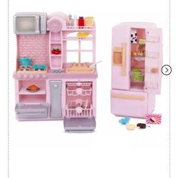 Our Generation Light Pink Gourmet Kitchen And Play Accessories 