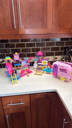 Multiple Barbie Chelsea Playsets