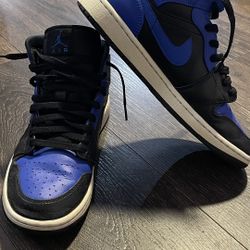 Nike Air Jordan 1 Mid Hyper Royal  Men's Size8