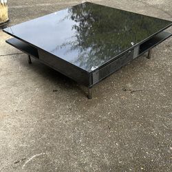 Black coffee table