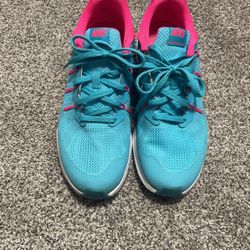 Pink And Blue Nikes