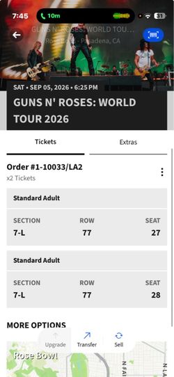 Guns N Roses Tickets