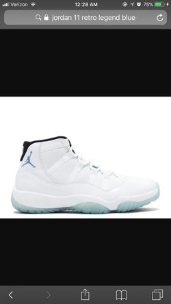 Retro jordan 11’s legend blue