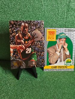 Gary Payton Seattle SuperSonics Basketball Card Lot