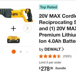 Dewalt 18v Saw And Battery