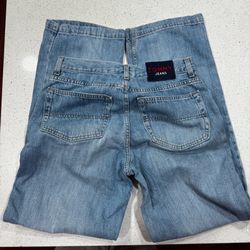 VTG Tommy Jeans 31x29 90s Y2K Light Wash Baggy Skater Mens Teen Back To School