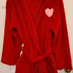New Medium Red Robe With A ❤️ 