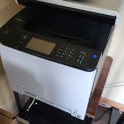 Ricoh Color Laser Printer SP C261SFNw Multi-Function Copier, Scanner, White