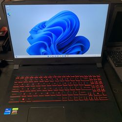MSI Gamer Laptop With Nvidia RTX 3050 4GB