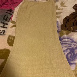 Khaki Long Skirt -NEED IT GONE!!