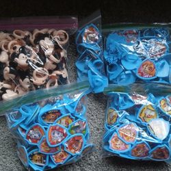 Plastic Birthday Party Toy Rings 