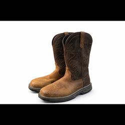 Brahma Ranch Western Work Boots – Brown – Men’s 