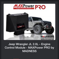 Jeep Wrangler 2.0 Turbo Engine Control Module 