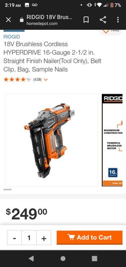 Brand New Rigid Nail Gun