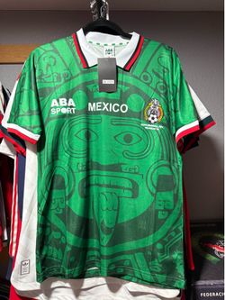 Mexico verde mundial retro Francia 98 ABA sport jersey