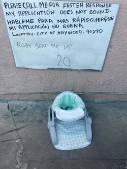 Baby seat up