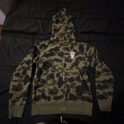 Bape NYC Full Zip Hoodie Size Medium