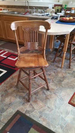 3 matching counter stools