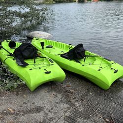 Lifetime Kokanee 106 SOT 10 ft Tandem Kayak 2 or 1 person.