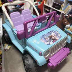 Frozen Jeep Power wheel 