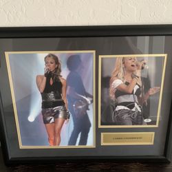 Carrie Underwood ACE Certified Signed Photo In Frame
