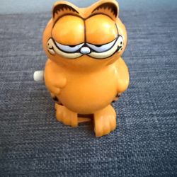 Vintage Kats Meow Garfield  Wind Up Walking Toy