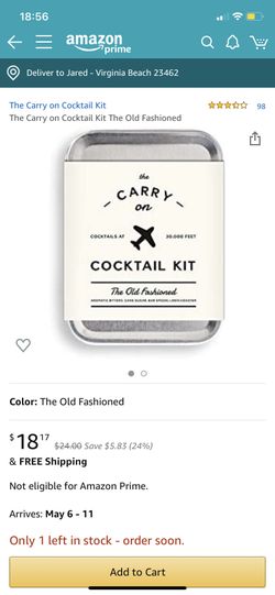 Carry on cocktail kits