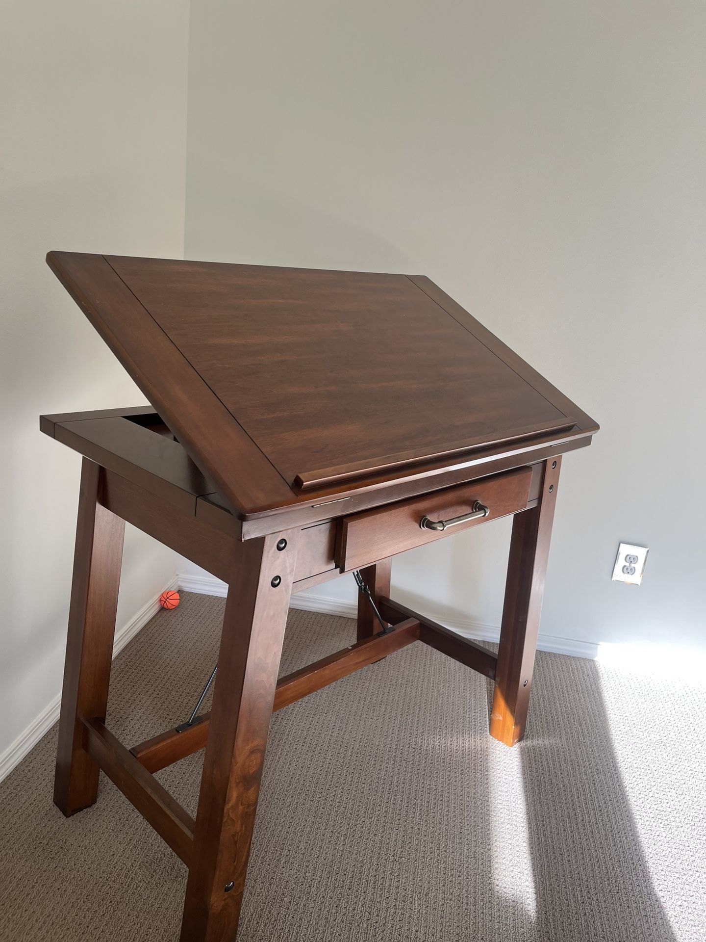 Adjustable Drafting / Art Desk - Solid Wood