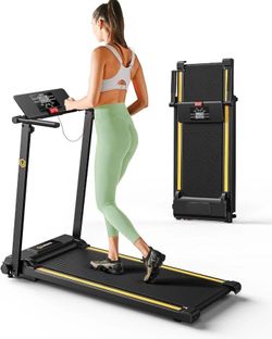 Urevo foldi 2 mini treadmill with handles