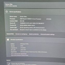 Full Gaming PC & Streaming SetUp