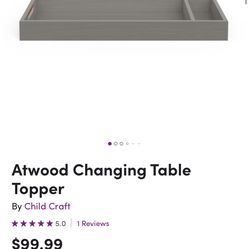 Baby Changing table topper 