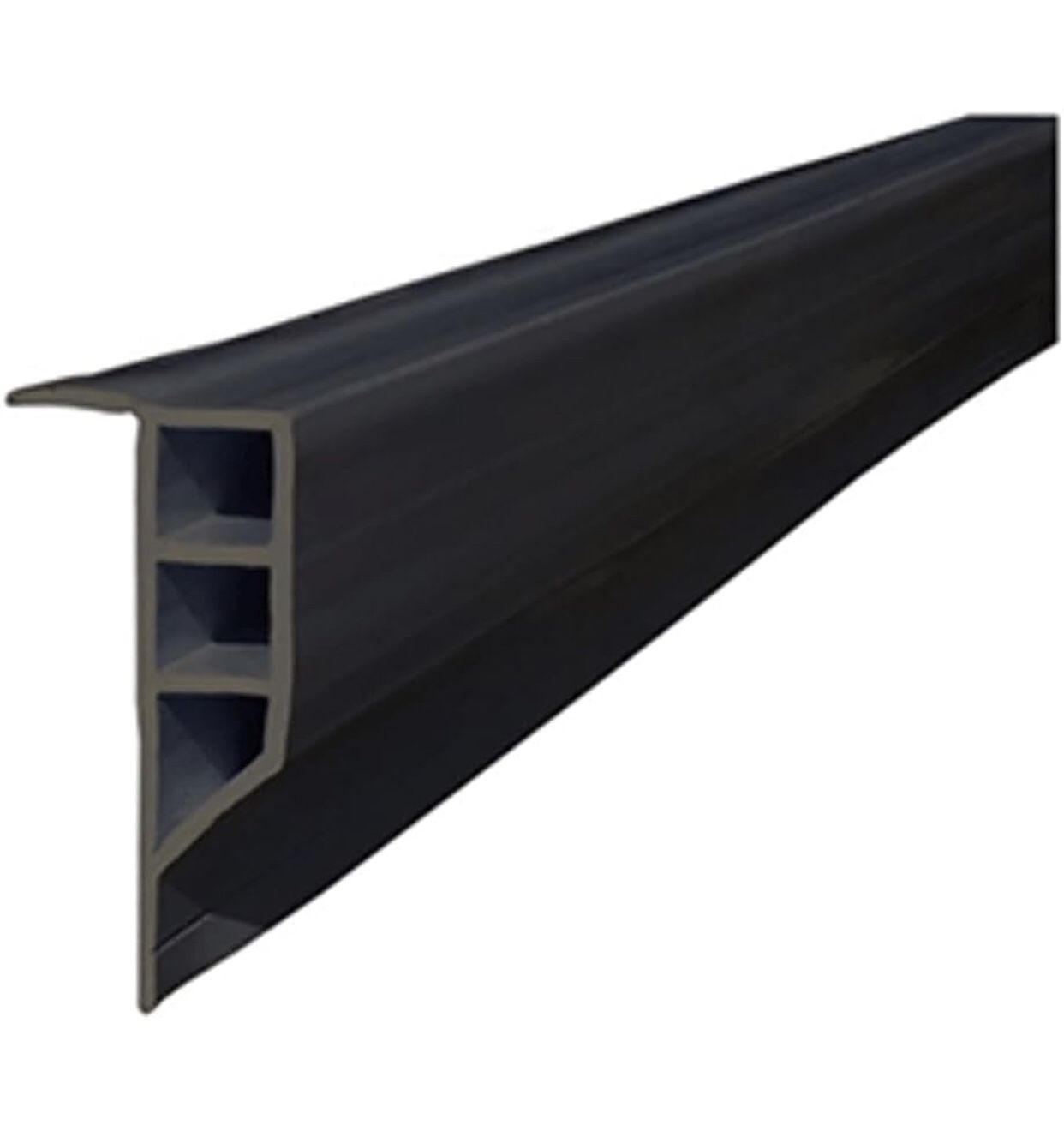 NEW! Dock Edge + Full Face PVC Profile Dock Guard 16FT- Black
