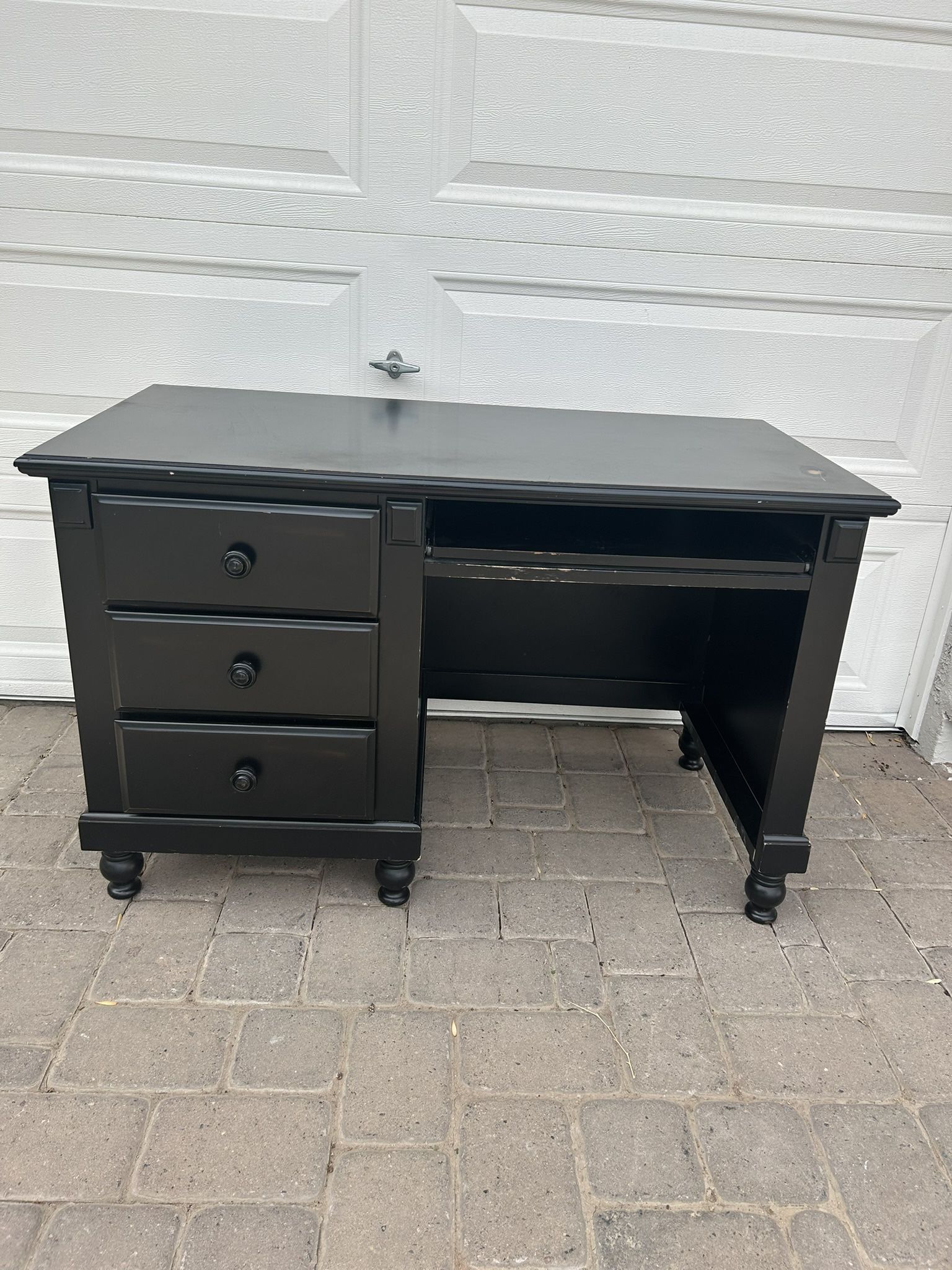 Medium Size Black Desk - Can Deliver!