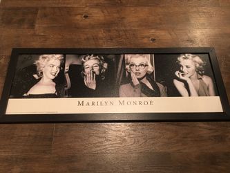 RARE COLLECTIBLE- Framed Marilyn Monroe picture strip