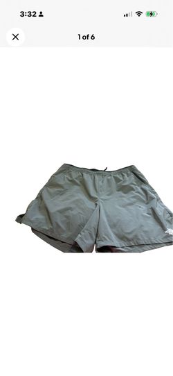 The North Face Mens Grey Flashdry Athletic Shorts! Large 38x6