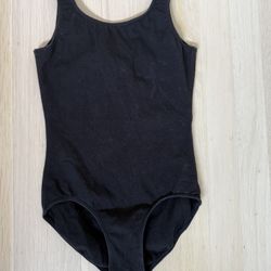 Kids Black Bloch ballet dance leotard size 6-7 years (ADI likes these)