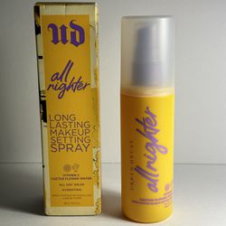 URBAN DECAY All Nighter 4oz Setting Spray with Vitamin C Cactus **NEW