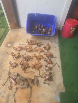 Trapping traps various sizes and styles