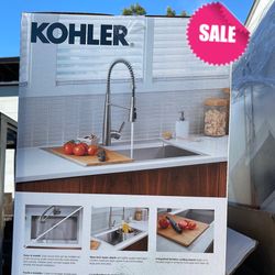 KOHLER ALL-IN-ONE SINK 🔥👌🏼🔥