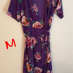 Purple Flower Dress 