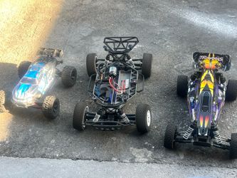 Traxxas RC car upgrades included