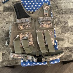 Camouflage Paintball Vest