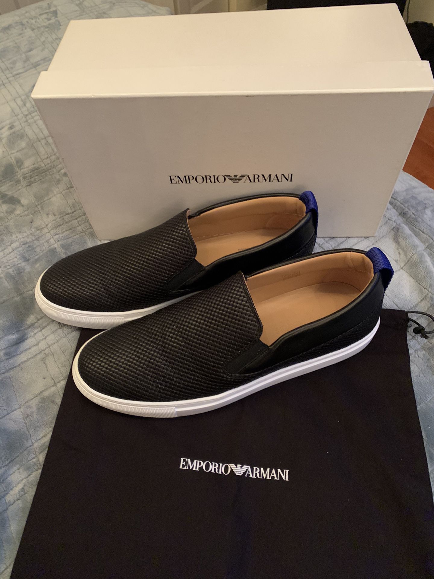 Emporio Armani leather shoes sz 11