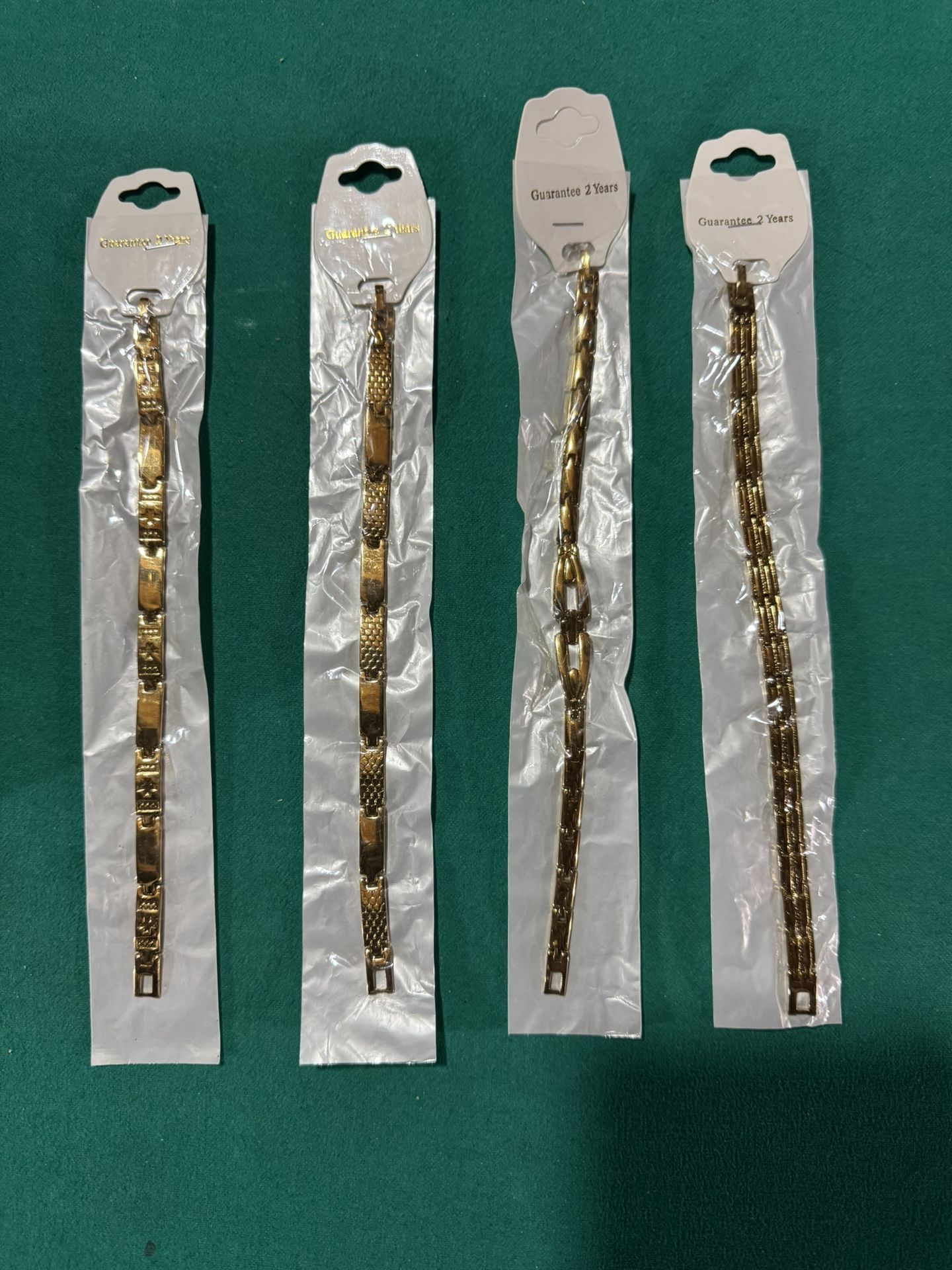 Gold-plated bracelets for women without color change