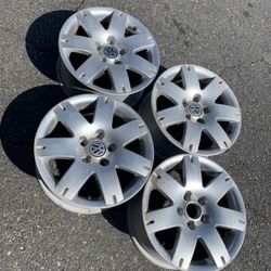 4 — 16x7 5x112 5x4.41 Stock Vw Passat Jetta Golf Audi Mercedes Wheels Rims  !!!!!