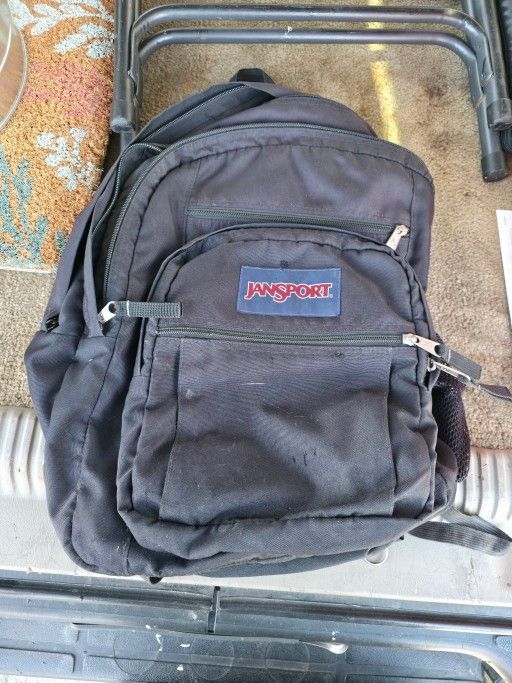 JanSport Backpack - Black - Good Condition