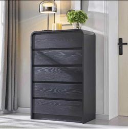 Black wood dresser