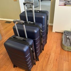 3 Pieces Luggage Set 20/24/28-inch, Hard Shell Rolling Suitcases for Travel Expandable Lightweight with Spinner Wheels TSA Lock