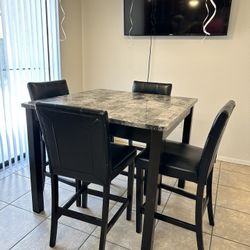 Dining Table With 4 Chairs