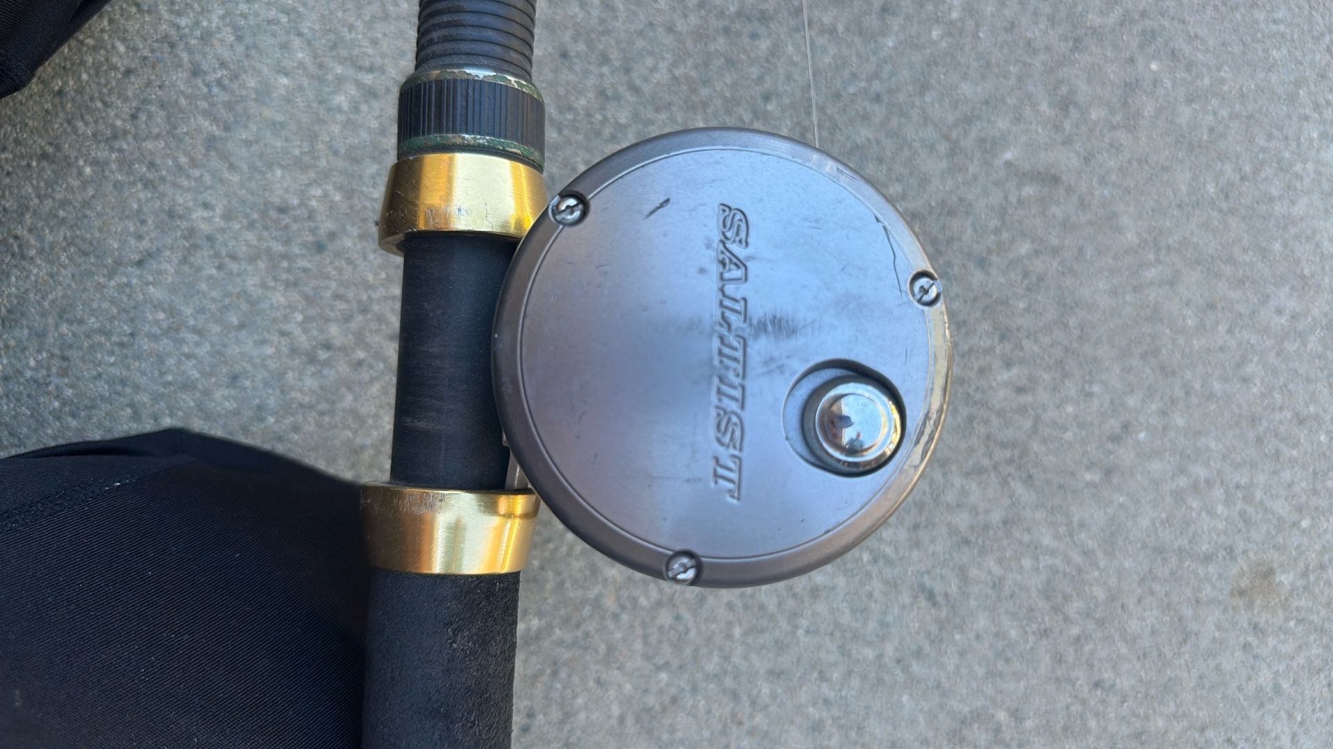 Fishing Pole and Reel Hotstick   6 Foot 